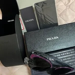 Prada | Accessories | Prada Purple Modern Sunglasses With  display picture 2